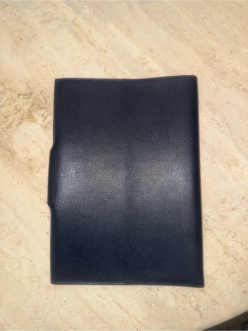 Hermès Ulysse Universel A5 Notebook Cover navy blue Togo Leather | Hermes Box